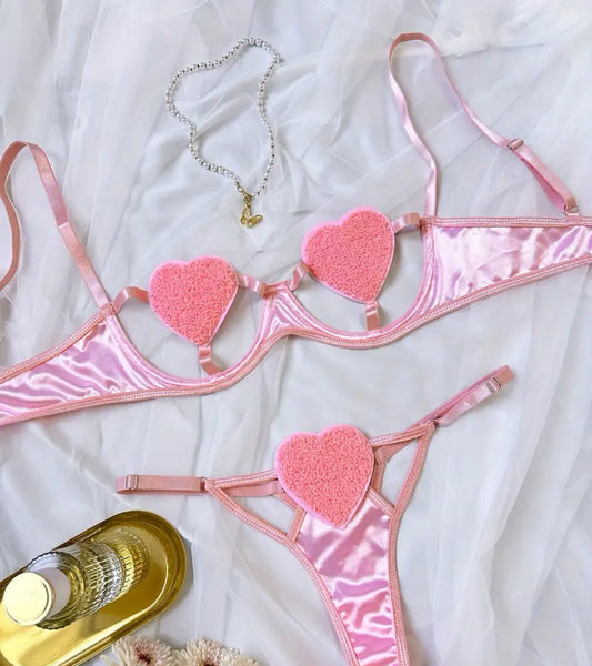 Sweetheart Satin Set