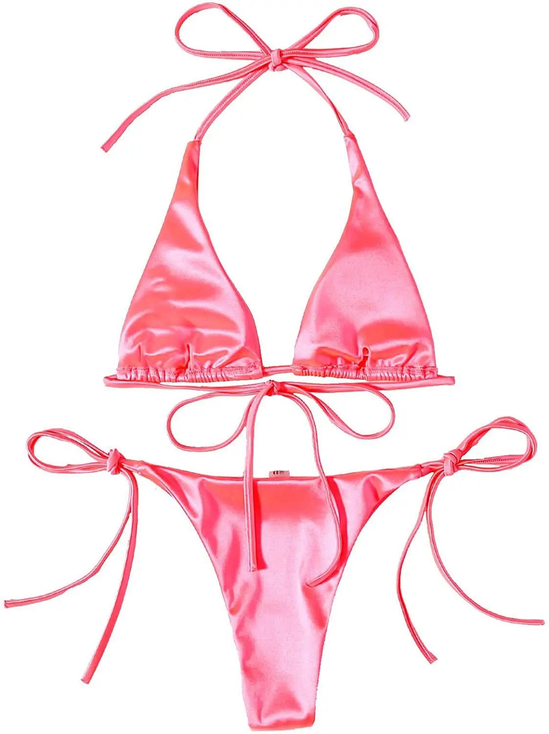 Watermelon Goddess satin set